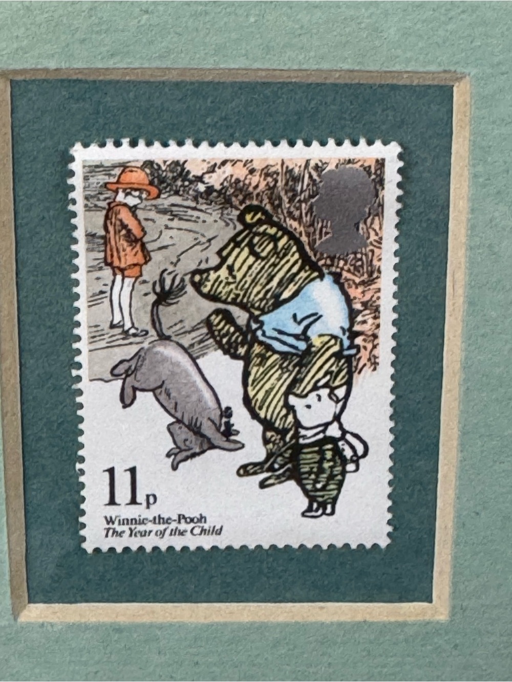 Adorable 1979 Custom Framed Literary British Stamps Nursery Decor Unisex - Picture 5 of 10